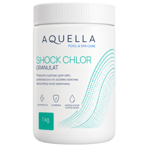 AQUELLA Shock Chlor – Chlor szokowy do basenu, granulat 1 kg