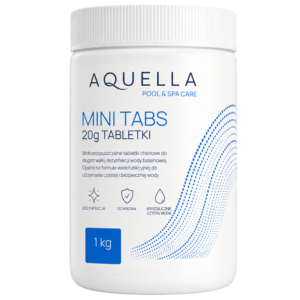 AQUELLA Mini Tabs 20 g – Tabletki chlorowe multifunkcyjne 1 kg